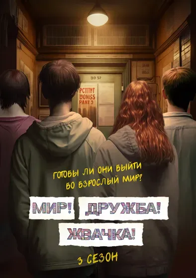 Тизер-постер нового сезона сериала "Мир! Дружба! Жвачка!"