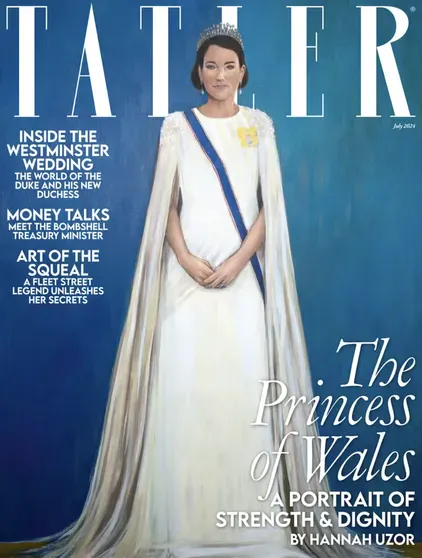 Портрет Кейт Миддлтон на обложке журнала Tatler/Фото: Tatler