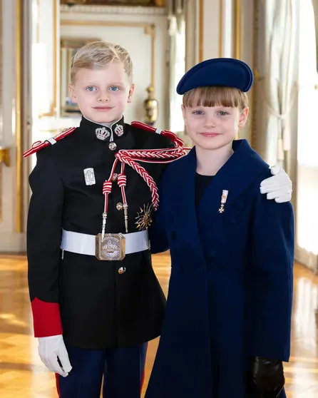 Жак Оноре Ренье и Габриэлла Тереза Мария/Фото: Eric Mathon/Palais Princier/Instagram*