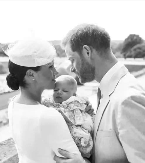 Меган Маркл, принц Гарри и принц Арчи/Фото: sussexroyal/Instagram*