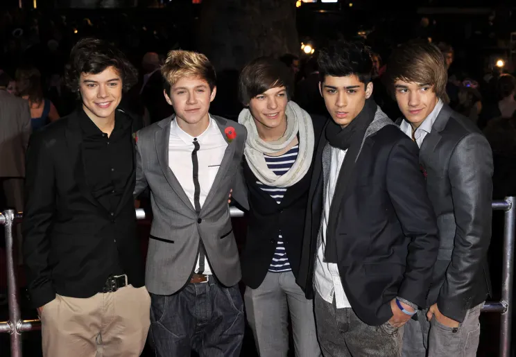 Гарри Стайлс, Найл Хоран, Луи Томлинсон, Зейн Малик и Лиам Пейн из One Direction в 2010 году/Фото: Gareth Cattermole/Getty Images