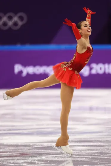 Алина Загитова на Олимпиаде в 2018 году/Фото: Robert Cianflone/Getty Images